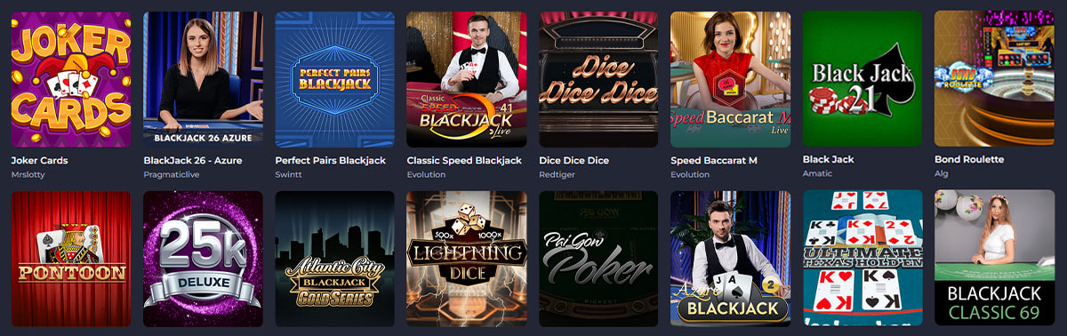 Rolling Slots Casino Roulette, Blackjack & weitere Tischspiele.