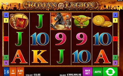 Roman Legion im Luckland Online Spielhalle