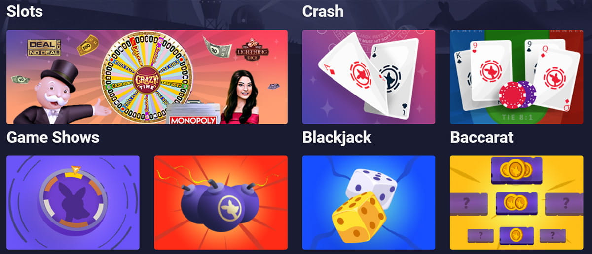 Im Roobet Casino erwartet Spieler ein eher ungewöhnliches Tischspiele Angebot.