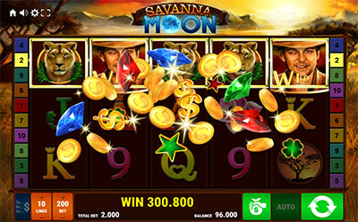 Savanna Moon Slot Bonusspiel
