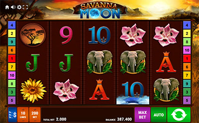 Savanna Moon Slot Mobile
