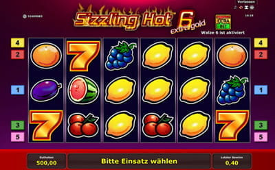 Sizzling Hot 6 Extra Gold