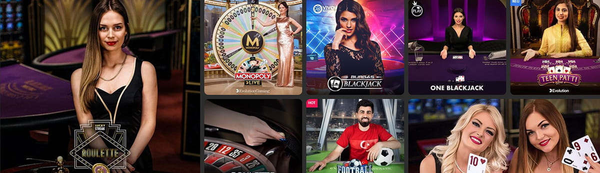 Slotimo Roulette, Blackjack & weitere Tischspiele