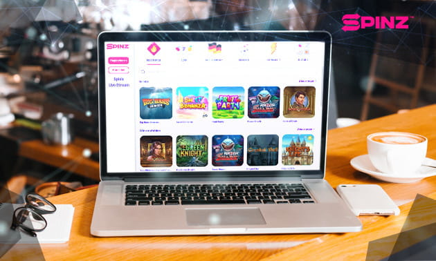 Überblick über die Spinz Online Spielhalle