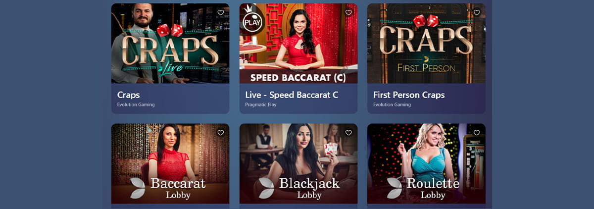 Die Tischspiele im Casinoin Casino.