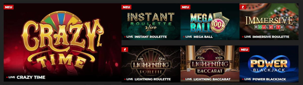 Das EnergieKasino präsentiert eine Reihe beliebter Tischspiele wie Blackjack und Roulette.