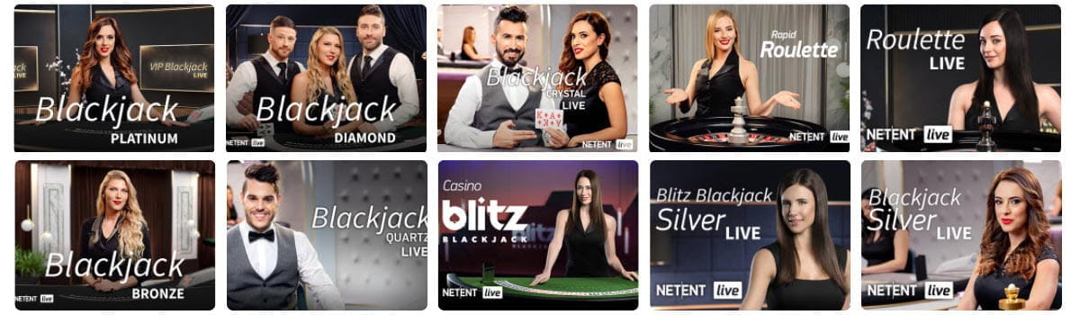 Eine Auswahl der Tischspiele in der Sven-play Spielhalle.