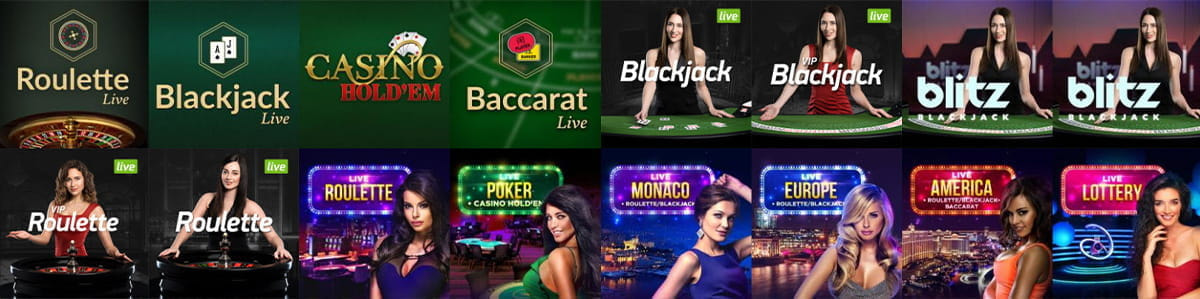 Die Tischspiele im VulkanVegas Casino.