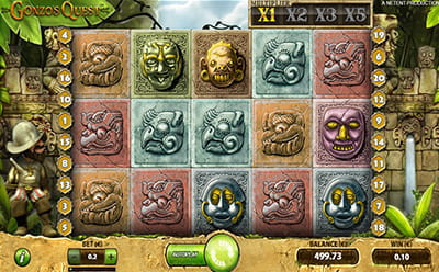 Spielt jetzt den Gonzo's Quest Slot im Turbico Casino.