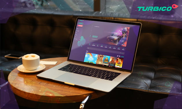 Das Turbico Casino auf einem Bildschirm dargestellt.