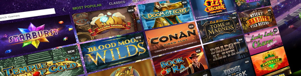 Die Spielauswahl in der Ladbrokes Casino Lobby