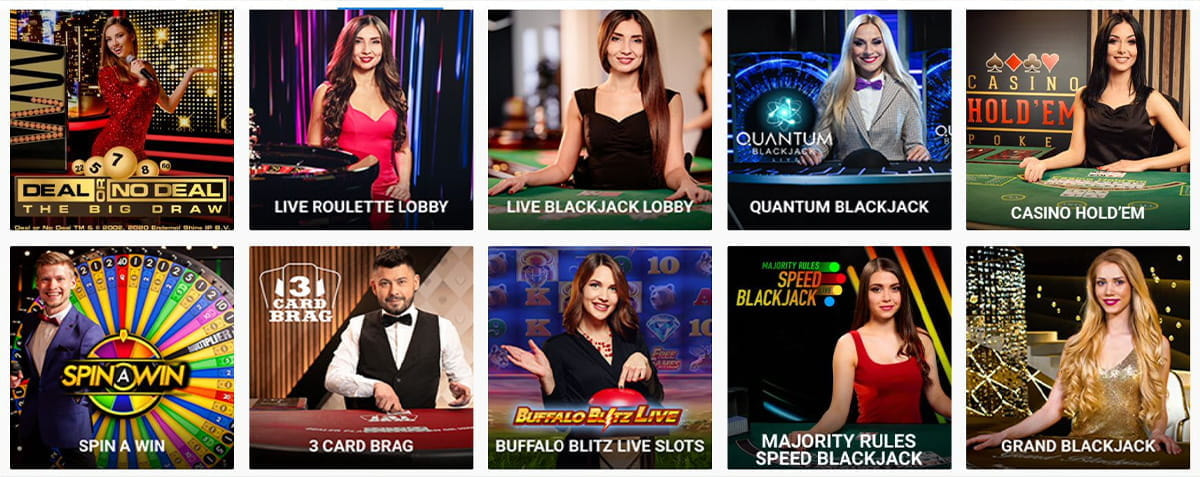 Die Tischspiele im Unikrn Casino.