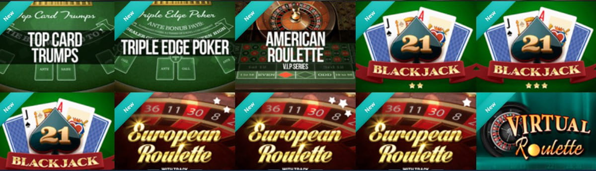 Viggoslots Roulette, Blackjack & weitere Tischspiele.
