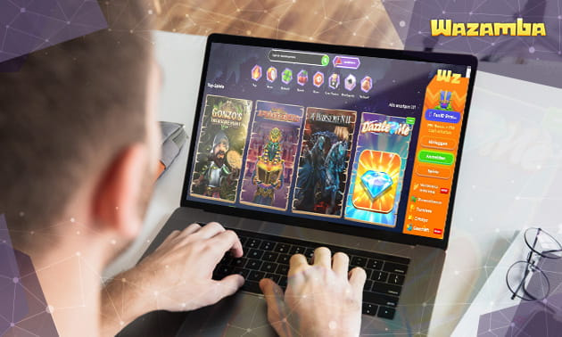 Eine kleine Auswahl von Top Spielen im Wazamba Casino.