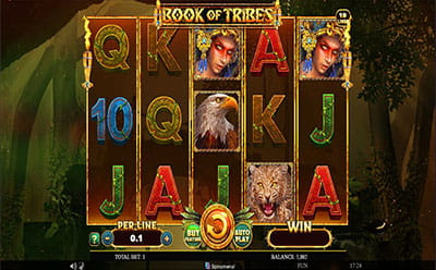 Der Book of Tribes Slot im Wild Tornado Casino.