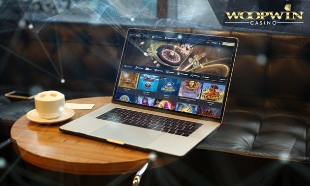 Überblick über das Woopwin Online Casino.
