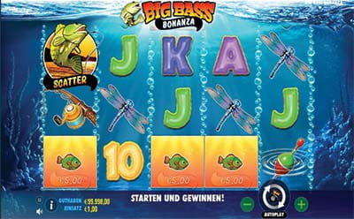 Spielt jetzt den Big Bass Bonanza Slot im YaaCasino!