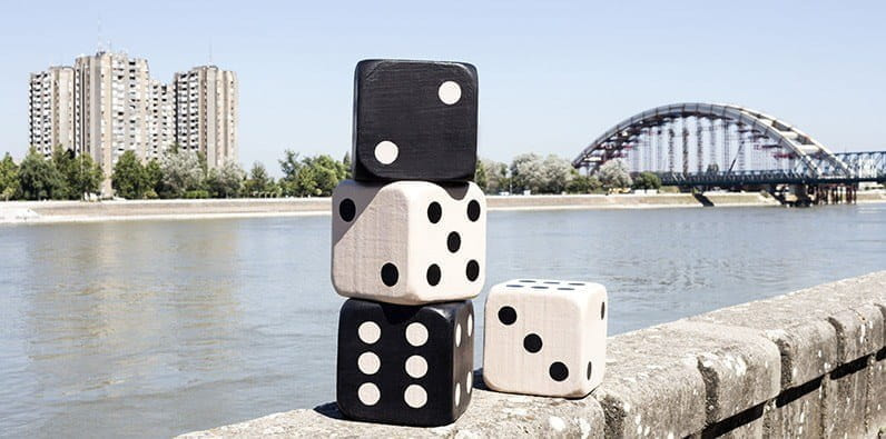 Großes Paar Würfel