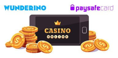 Wunderino paysafecard Zahlungen